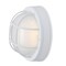 Westinghouse Fixture Wall Outdoor LED Dimmable 12W Round Sconce, Textured White White Glass 6113900 - alternate 3